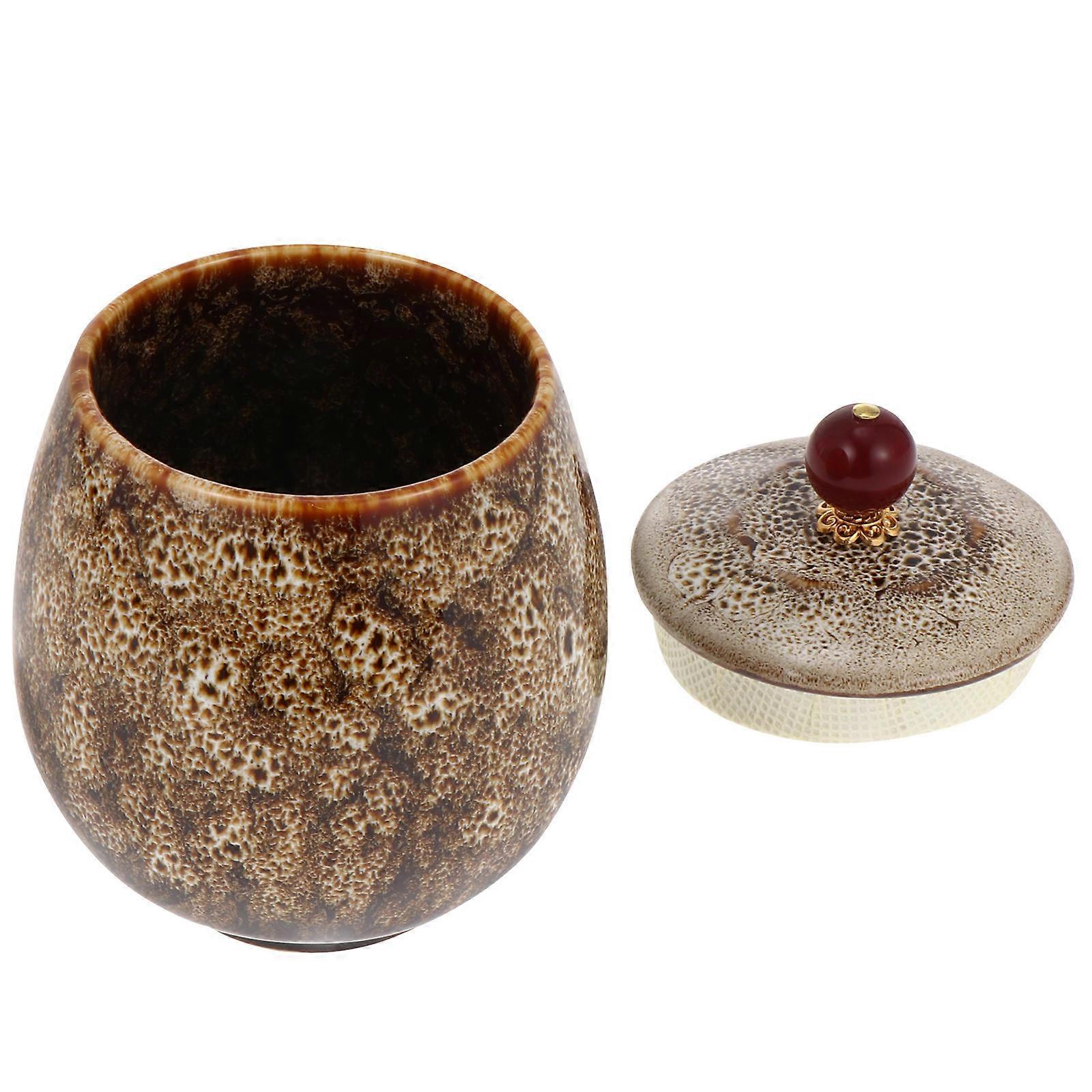 Kitchen Storage Can Ceramic Storage Container for Household Use 2Pcs