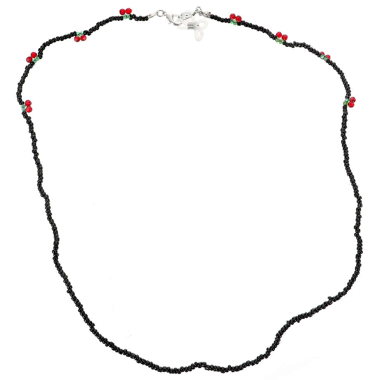 1Pack Glasses Chain with Cherry Bead Design for Daily Use and Decoration in