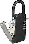 Relaxdays Key safe with code for outside - key safe - combination lock - key box