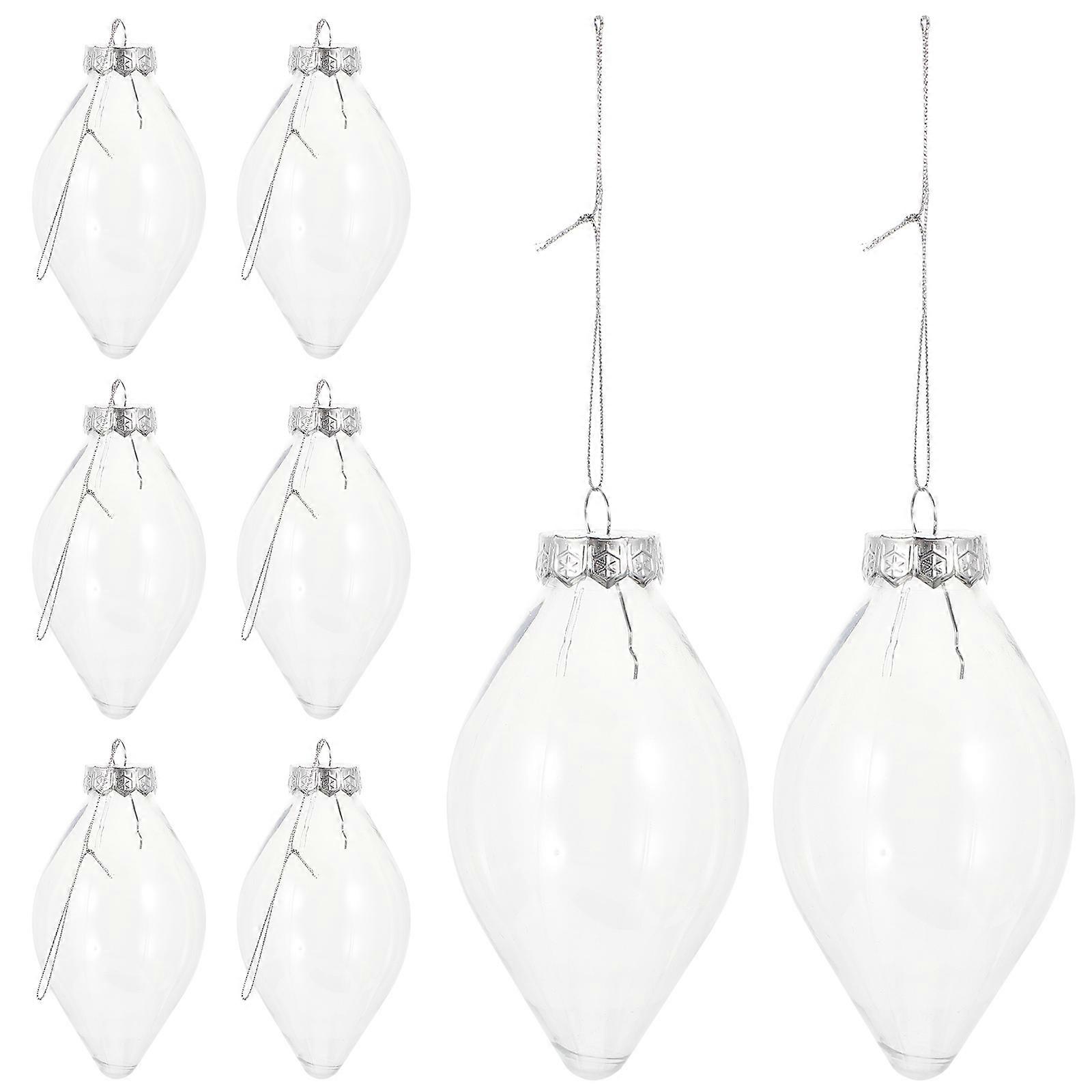 Transparent Bulb Shape Candy Bottles For New Years Thanksgiving And Family Gatherings 24Pcs Decorative Storage