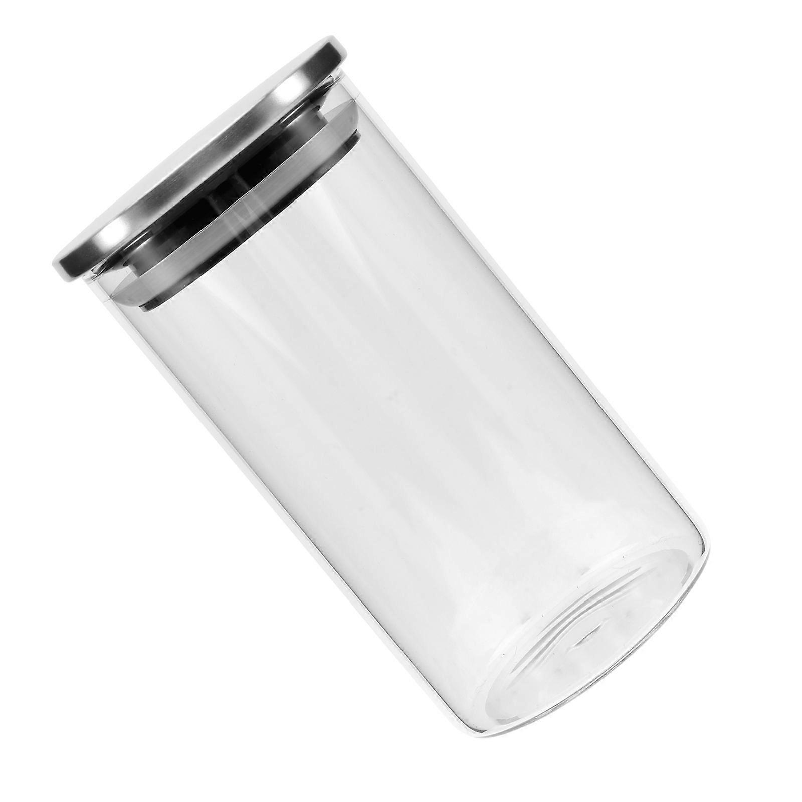 Dry Grains Storage Jar Glass Container for Storage 3Pcs Kitchen Organizer