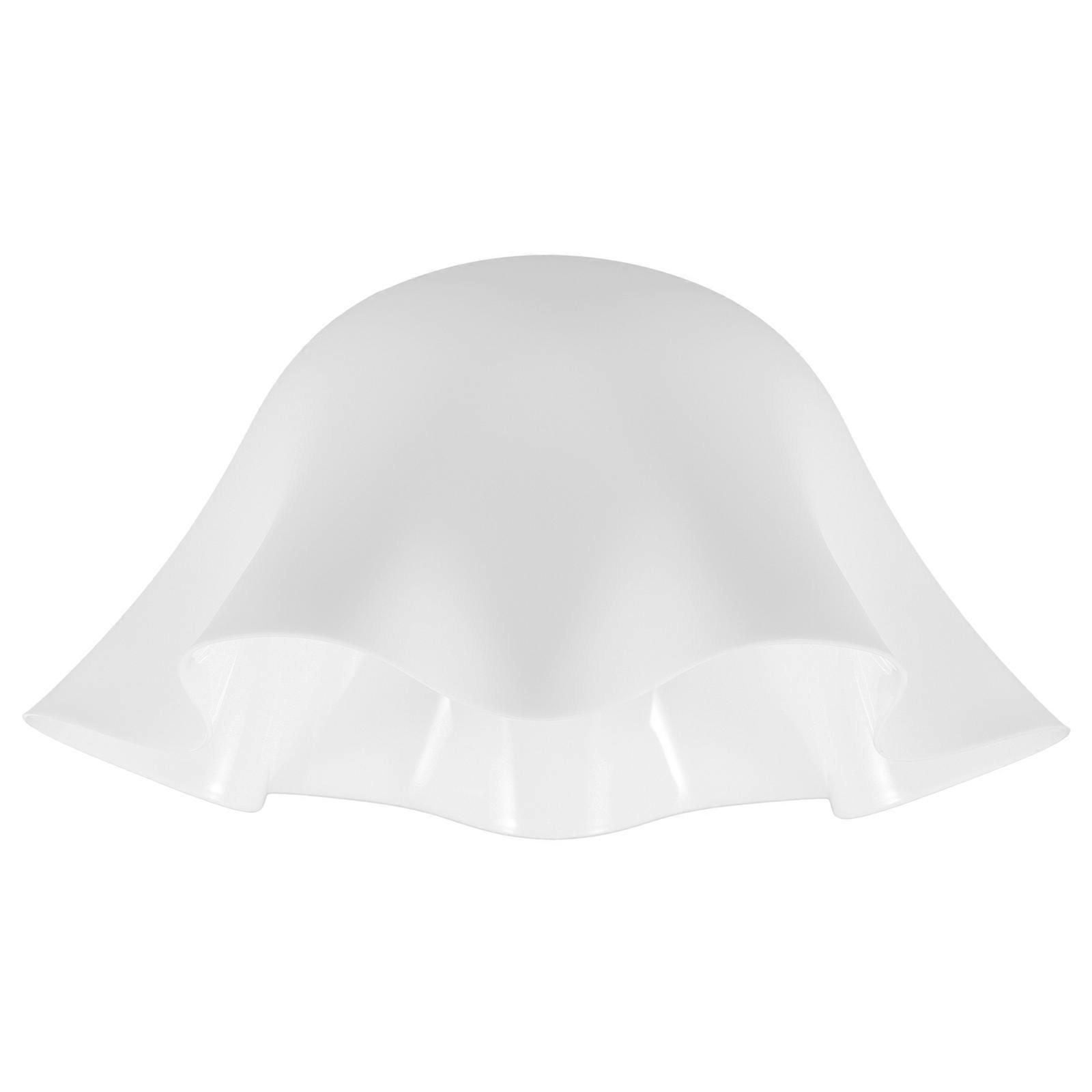 White Acrylic Lamp Shade Replacement for Ceiling Lamp 3Pcs Set