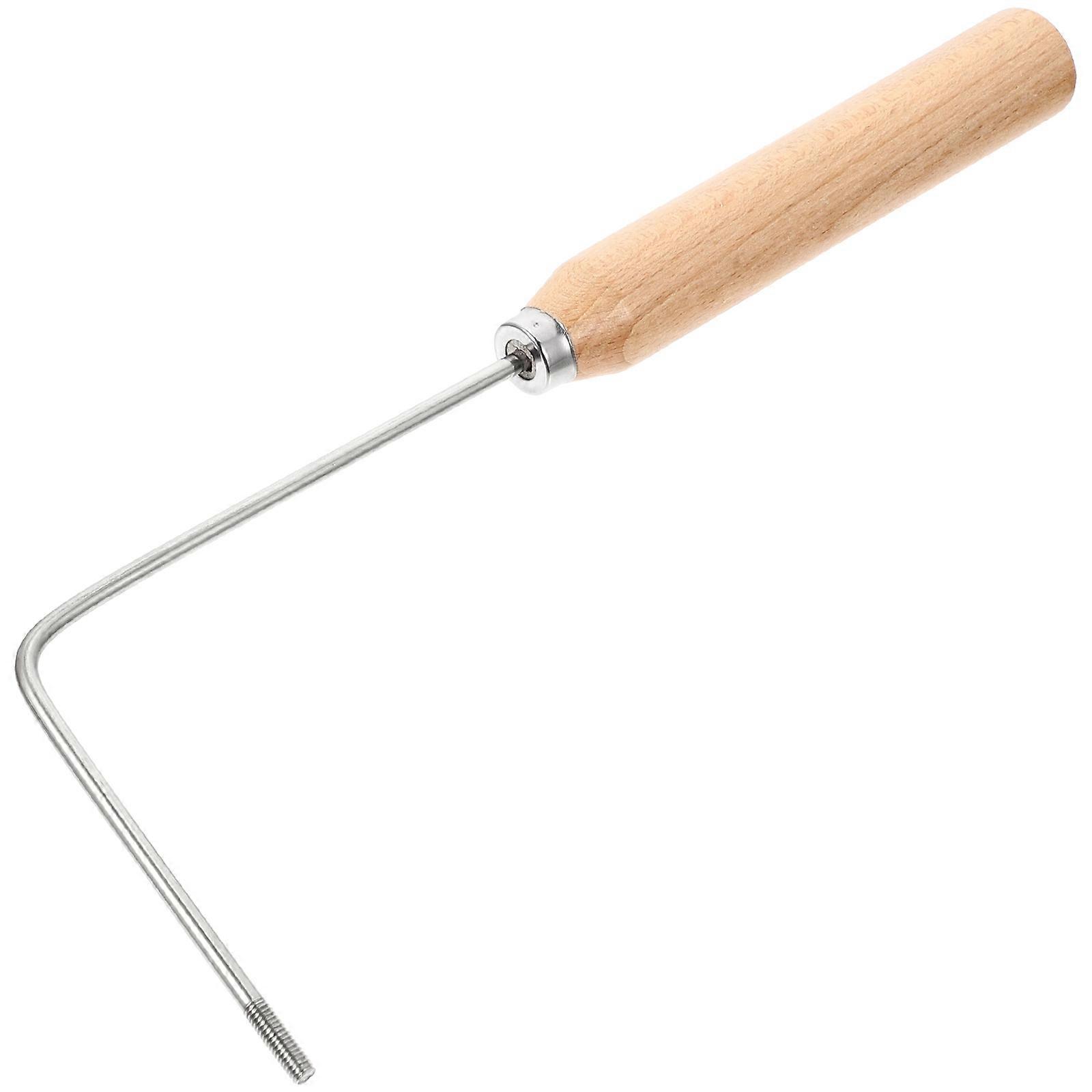 Snack Mold Handle Dough Mold for Frying 5Pcs with Wooden Handle for Kitchen