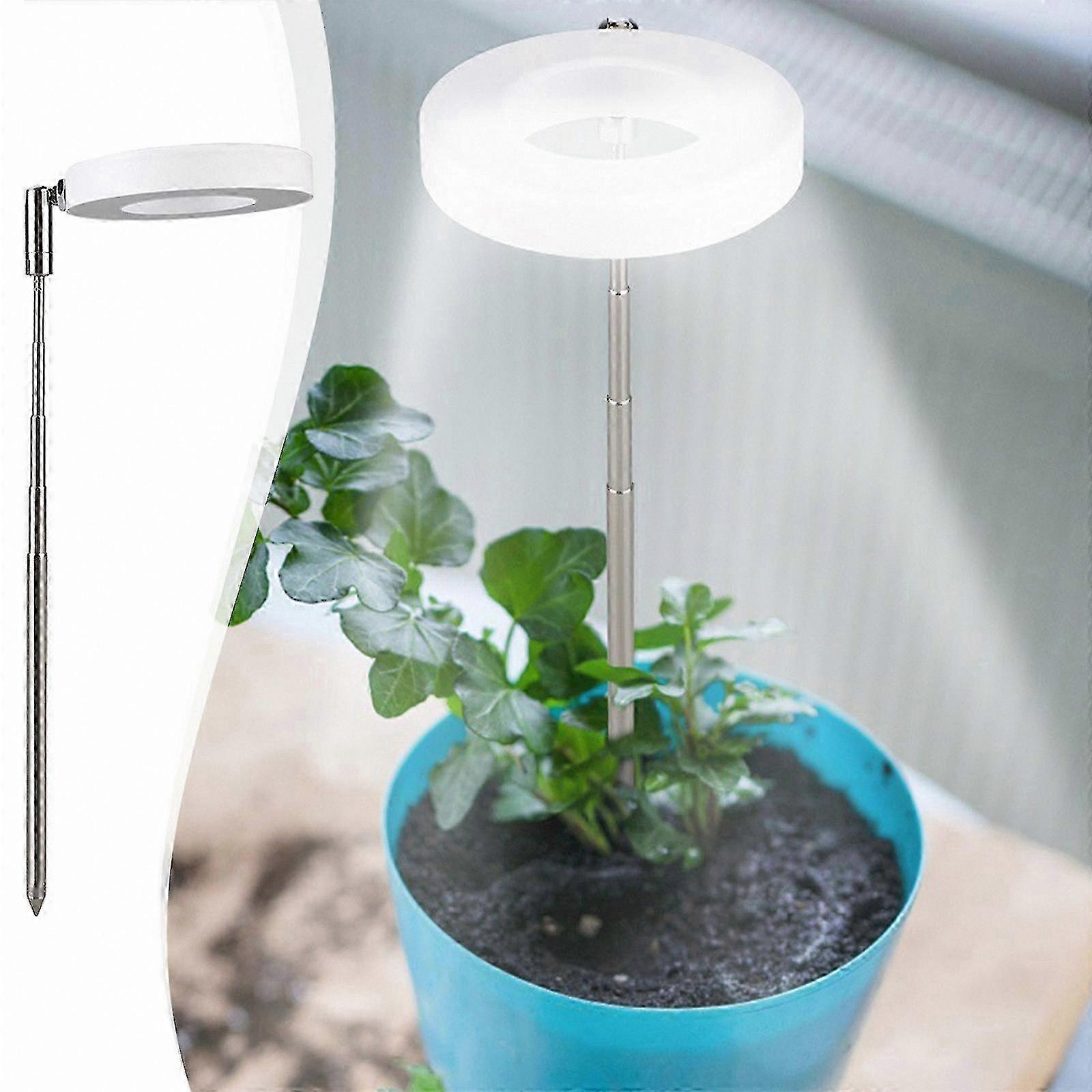 Indoor Plant Growth Lamp with Adjustable Brightness and Height, USB Charging, Full Spectrum LED for Home Gardening