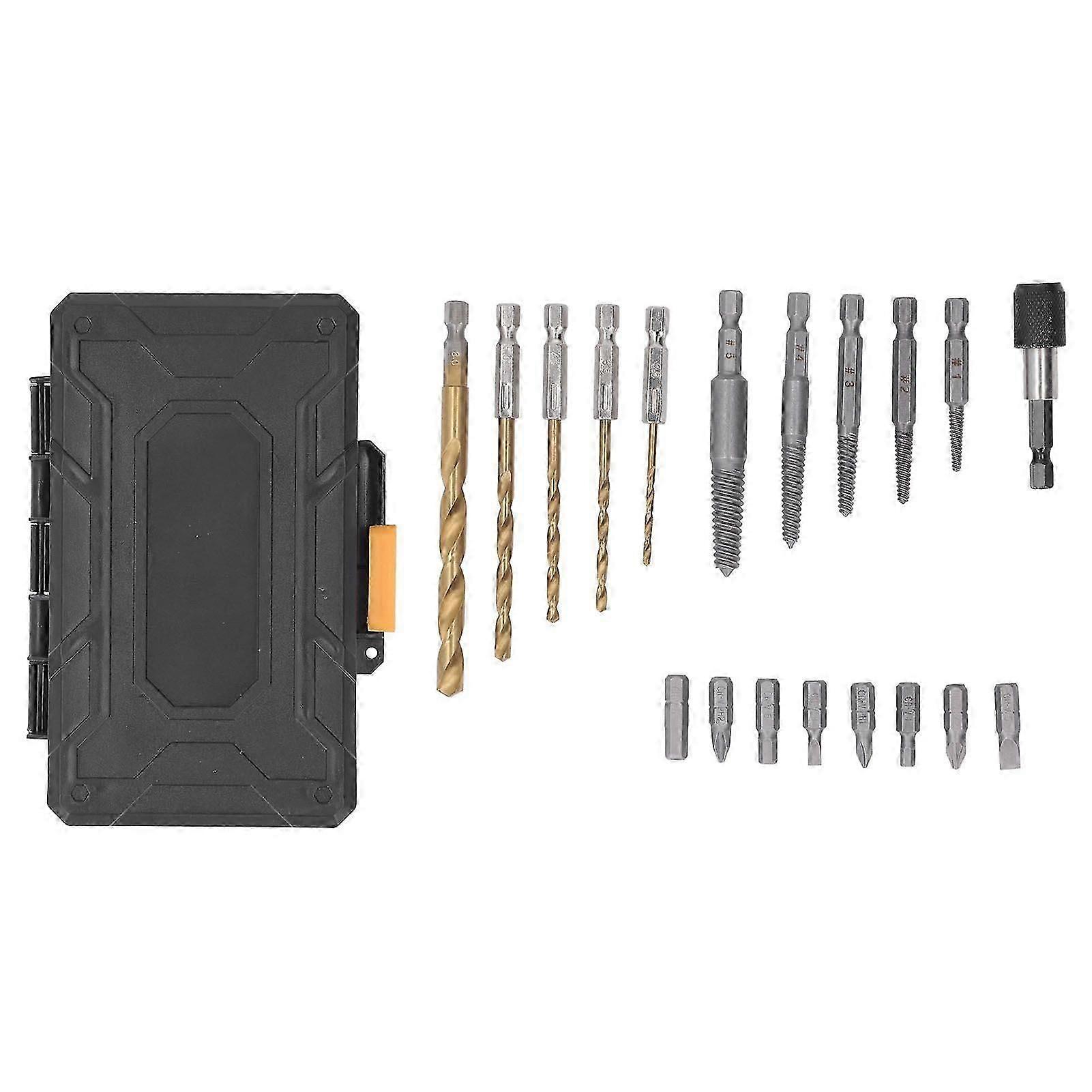 2025 Conjunto de Extrator de Parafuso de Modelo Mais Recente Danificado Removedor de Parafuso Quebrado Haste Hexagonal