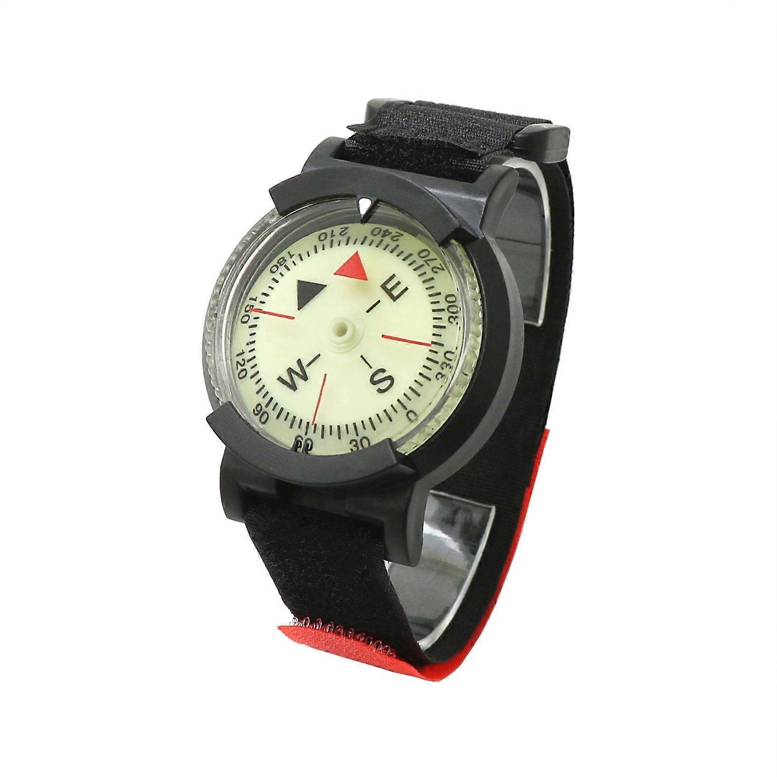 HeroNeo Luminous Dial Watch, 50m Compass, Waterproof Dial Compass with Wrist Strap