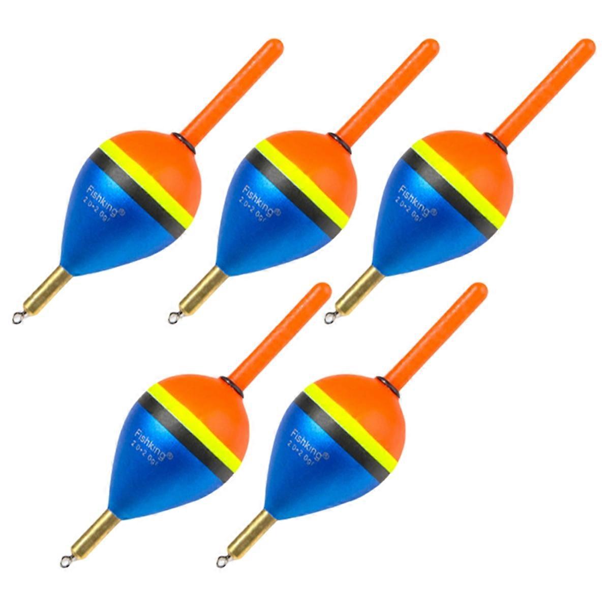  5 stk fiske flytebobber 2g slip balsa tre bøye flyte a