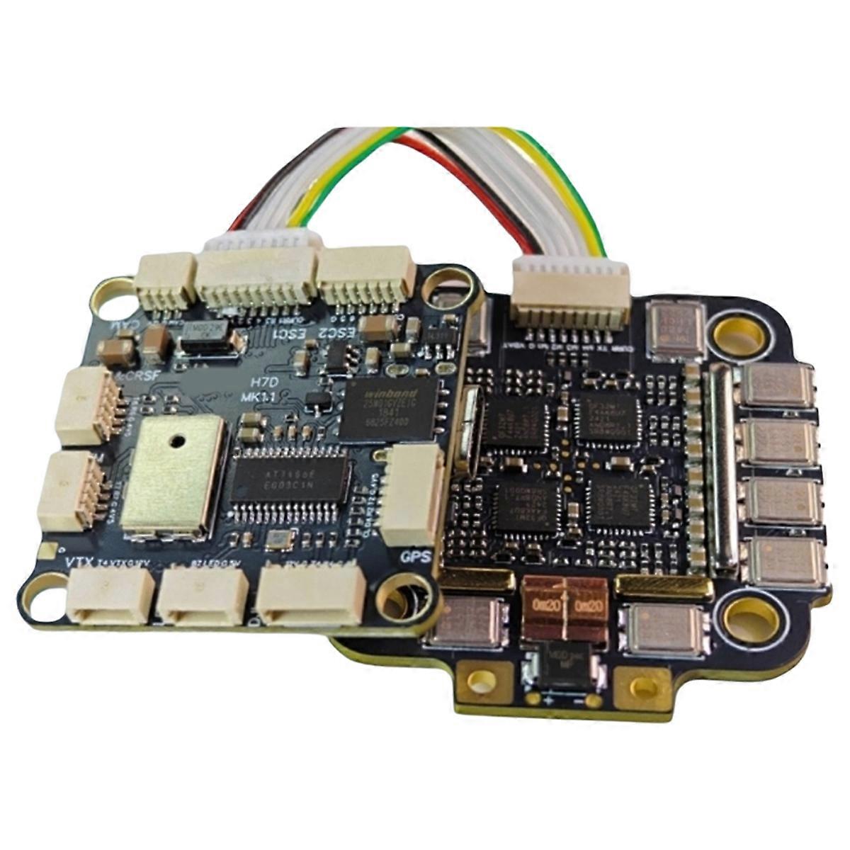 H7D MK1 H743 Flight Controller+4-in-1 75A ESC Support AP/INAV