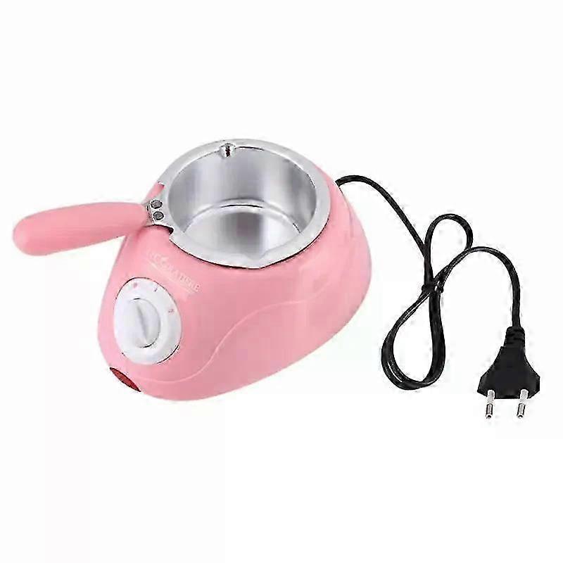 Durable Stainless steelandPlastic Hot Chocolate Melting Pot Electric Fondue Melter Machine Set Tool EU plug