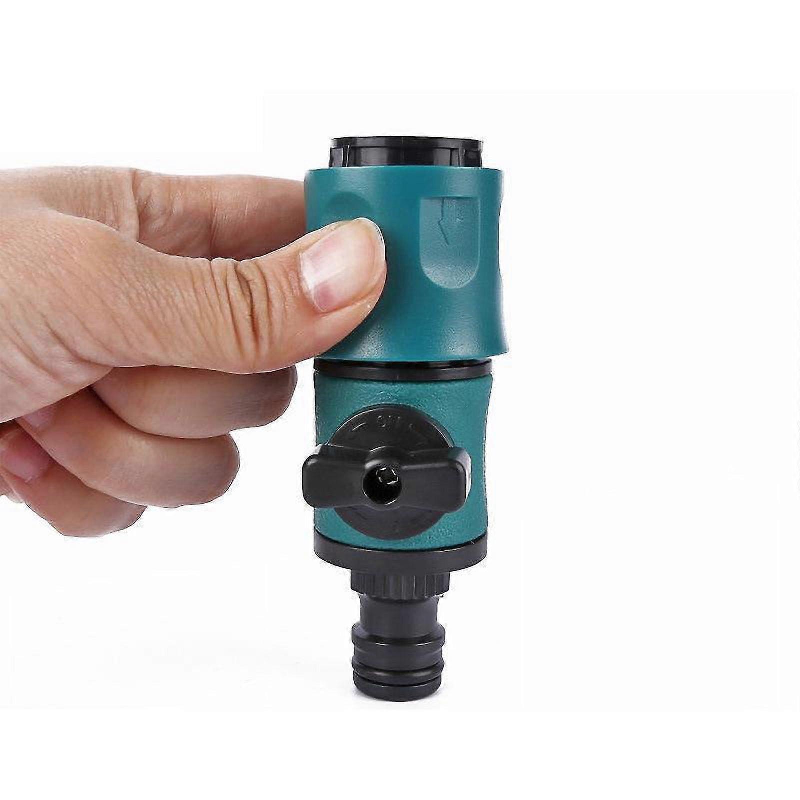 13 mm (1/2“) Quick Garden Connectors, Garden Hose Connector, Tap Adapter to 1 Valve Outlets, Quick and Easy Connection