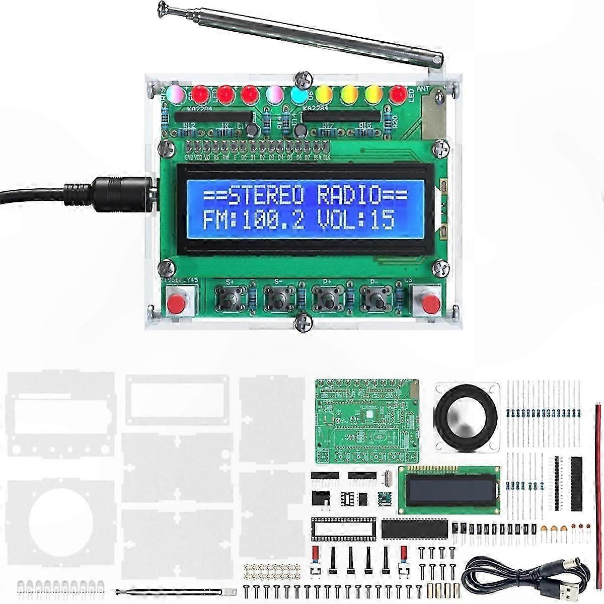 DIY Radio Soldering Kit for STEM Learning and Teaching, Ideal Family Gift