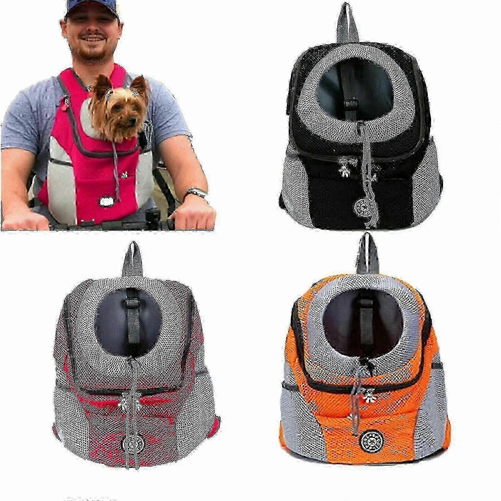 Portable Mesh Backpack for Dogs and Puppies - Front Shoulder Carrier Bag2025