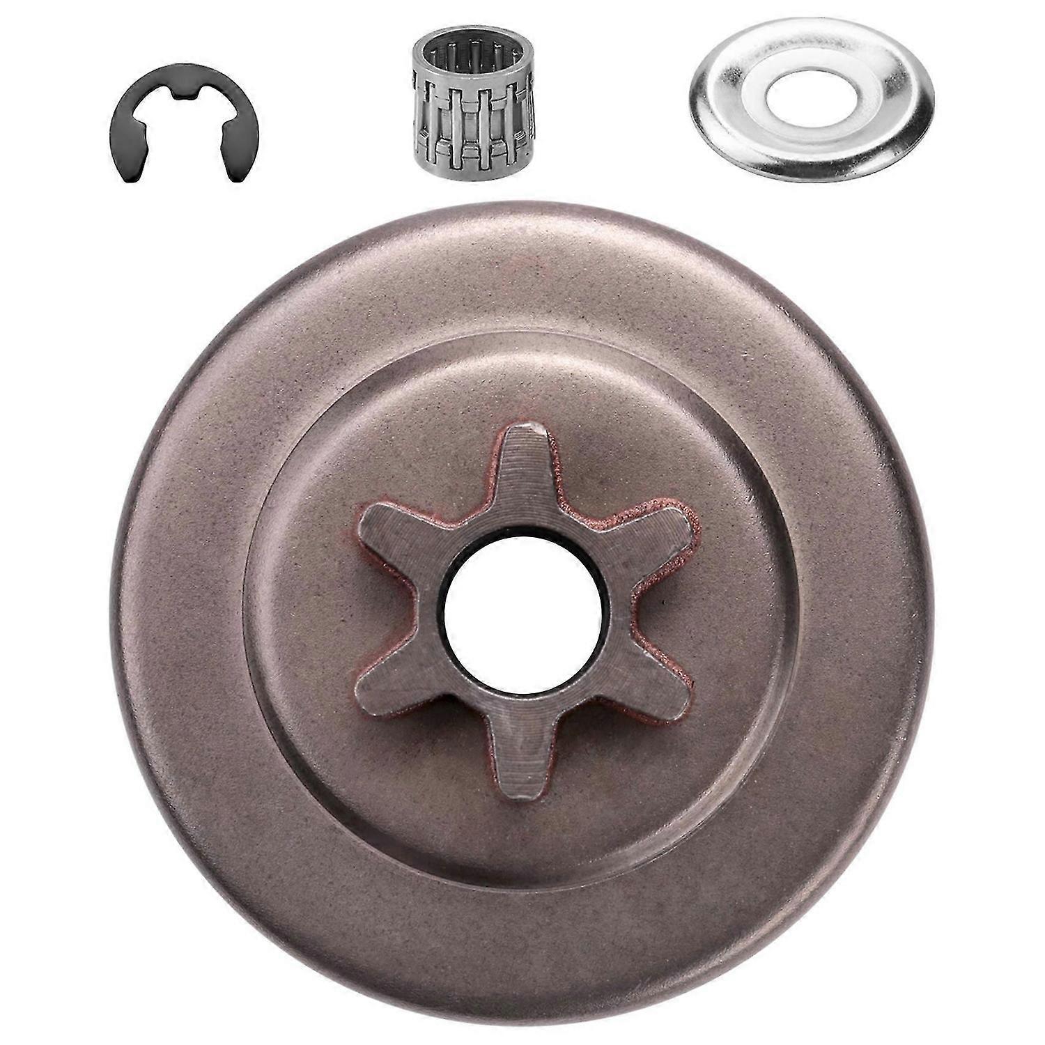 3/8 6T Clutch Drum Sprocket Washer E-Clip Kit For Stihl Chainsaw 017 018 021 023 025 Ms170 Ms180 Ms2