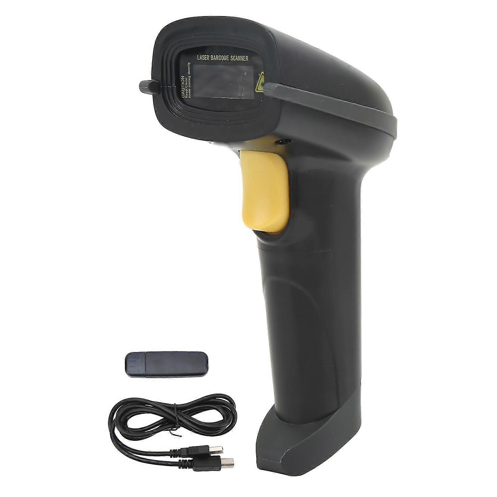 25-26 Barcode Scanner Wireless Data Storage 2 Scanning 2 Pairing Modes Handheld Barcode Reader 433Mhz