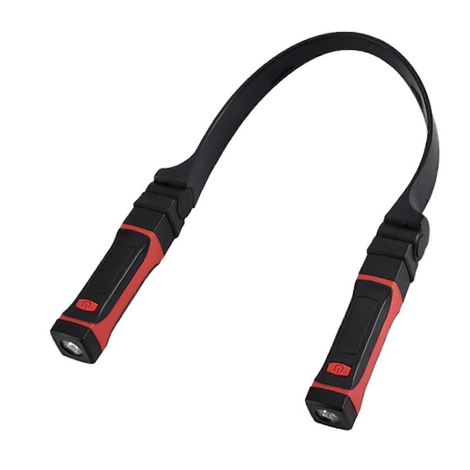 Detachable Neck Light Rechargeable, LED Work Light with Magnetic Base, Hands Free Mechanic Light, Around Neck