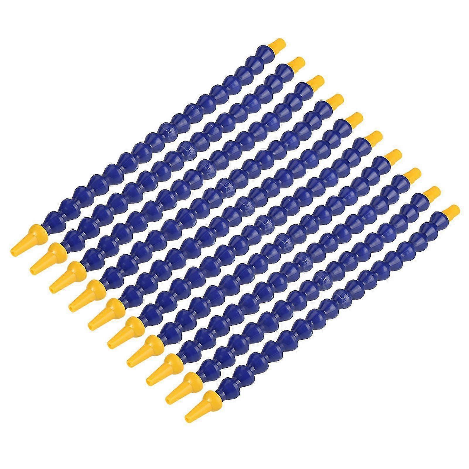 10pcs Flexible Plastic Water Oil Coolant Pipe 1/8BSPT Thread  Hose for Lathe CNC