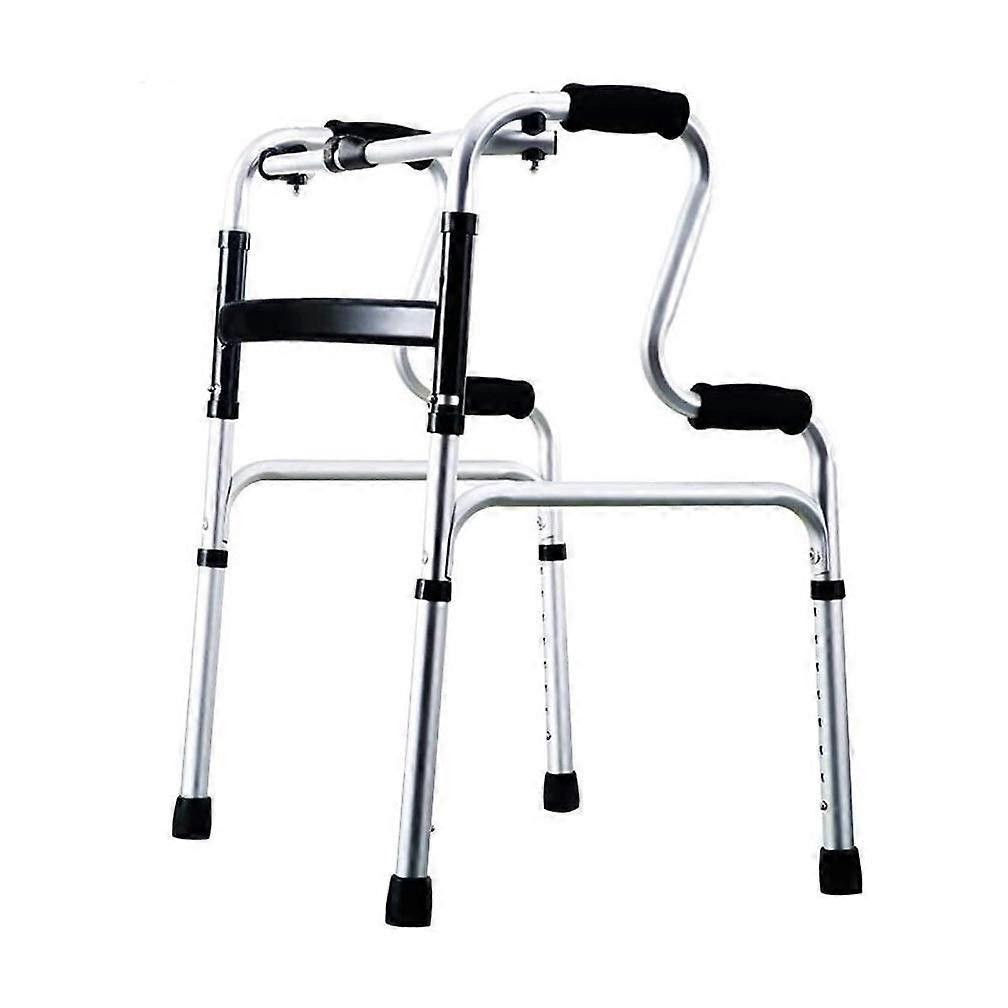 Folding Rollator Walker Aluminum Lightweight Adjustable Height Compact Walking Frame For Seniors