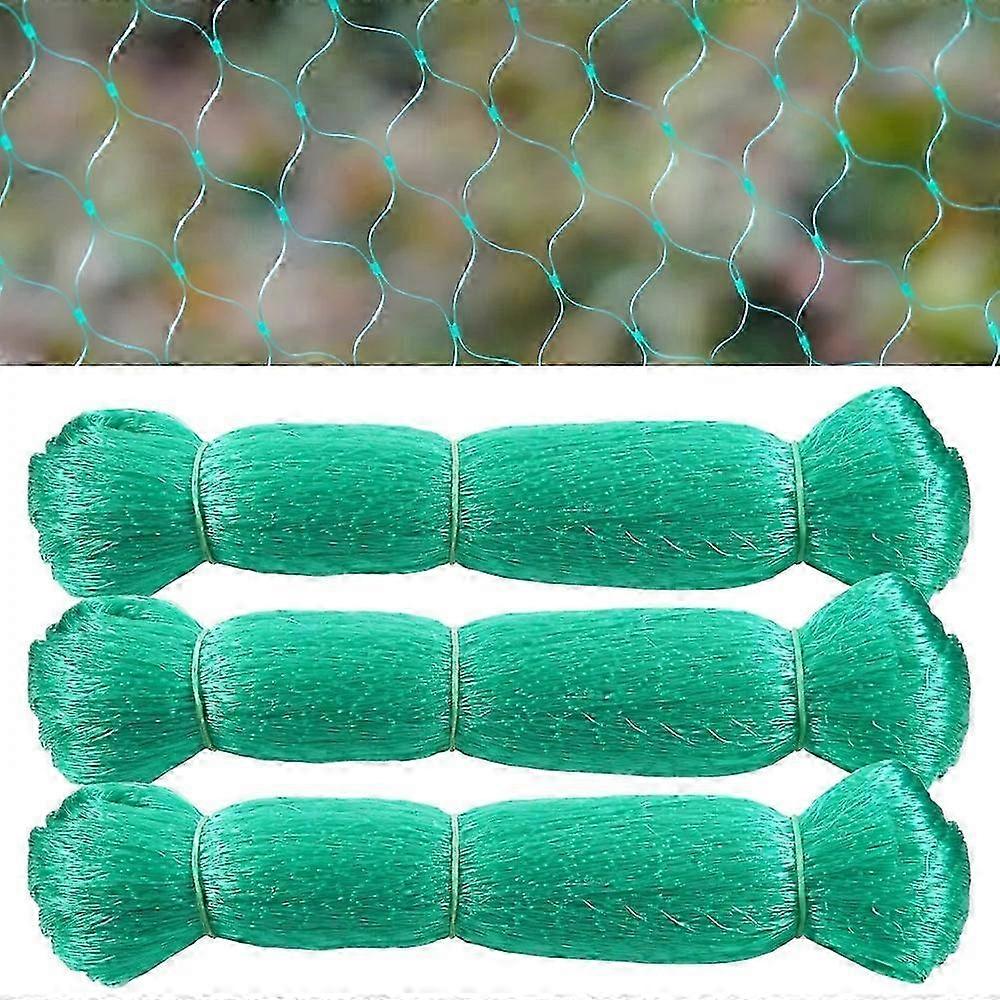 Green Anti Bird Netting Garden Plant Mesh Durable Protect Plants and Fruit Trees Stops Birds Deer Poultry Best Stretch Fencing 25-26s