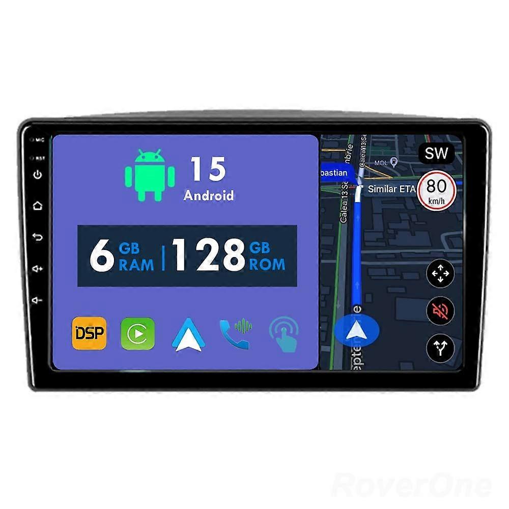 Car Radio 6G+128G CarPlay GPS Navigation Head Unit for Toyota Land Cruiser 10 J100 100 1998 - 2007 Android Auto Bluetooth Stereo Touch Screen