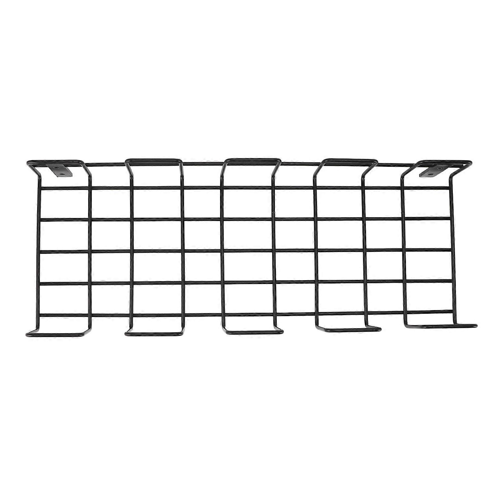 Garden Tool Rack Space Saving Wall Mounted Metal Garden Gadget Organizer Shelf for Small Hose Factory Material