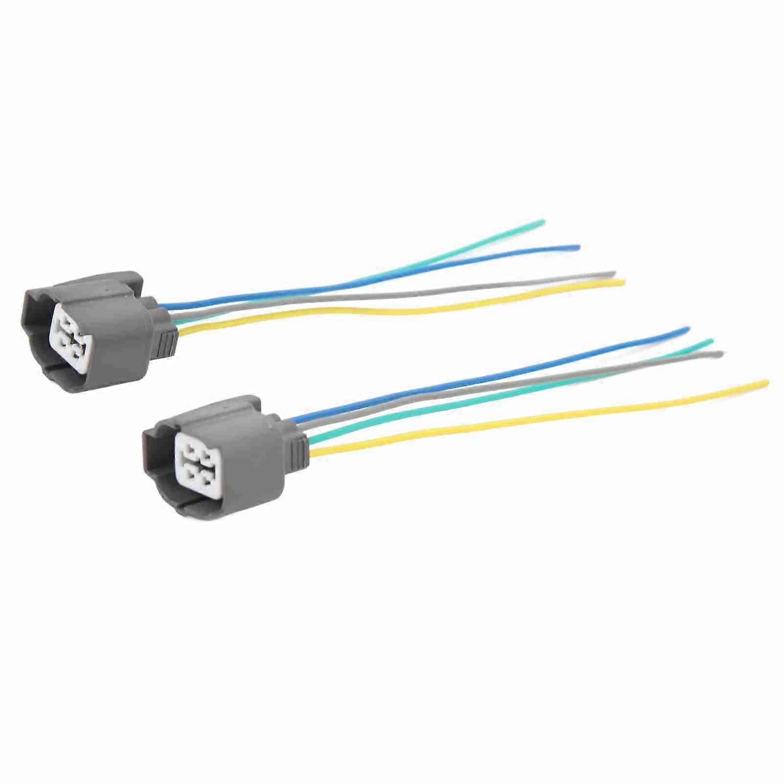 2PCS O2 Sensor Connector 4pin 6189‑0132 Oxygen Sensor Harness Pigtail for Acura Civic CR‑V Accord 