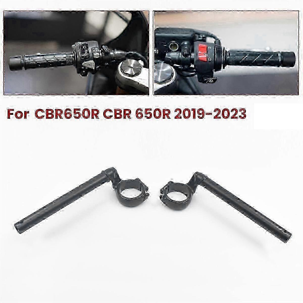 Motorcycle Black Right Handle Bar Clip-on Fork Tube Handlebars for CBR650R 650R 2019-2023 DS