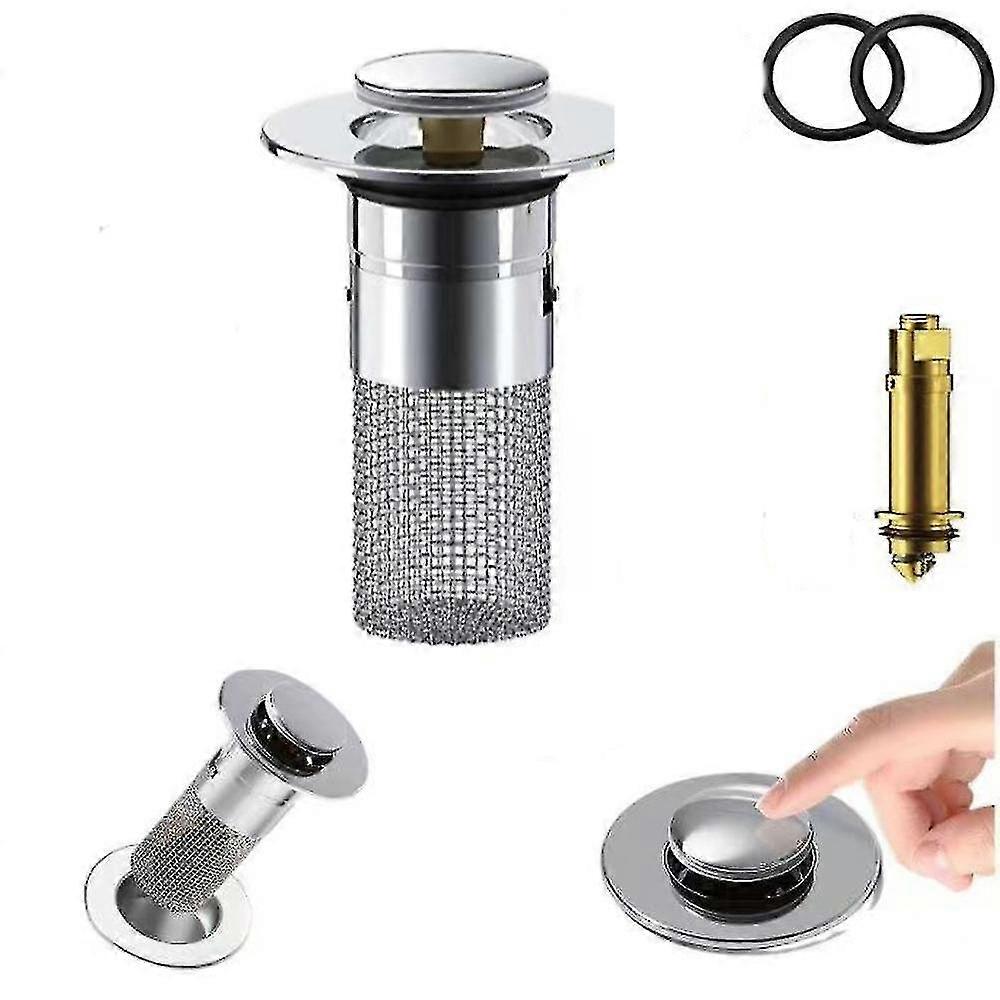 Isolate Odor and Prevent Cockroaches-Stainless Steel Floor Drain Filter