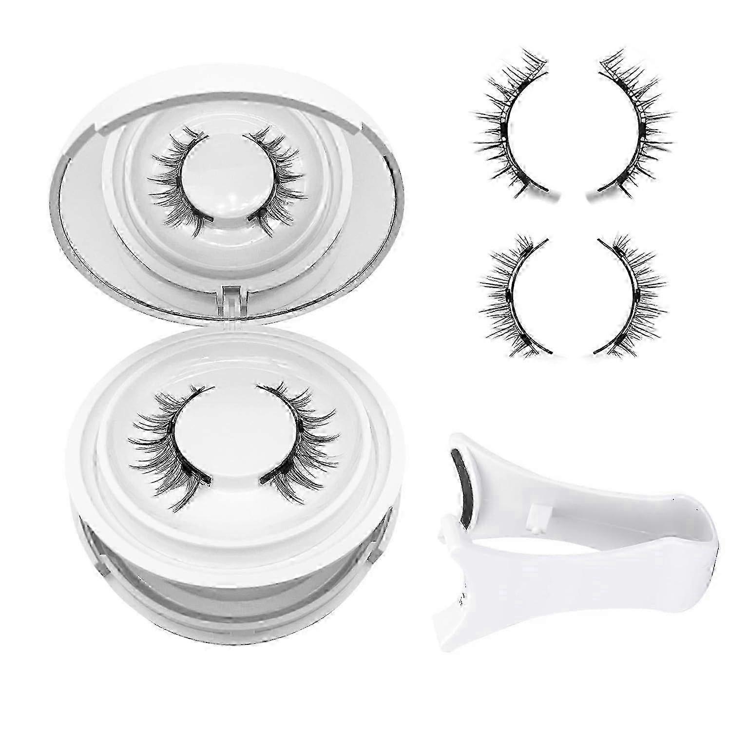 Magnetic Eyelashes with Applicator,Magnetic Eyelashes Natural Look, Ginani Magnet Lashes without Eyeliner,No Glue Needed Soft Lashes for Wom