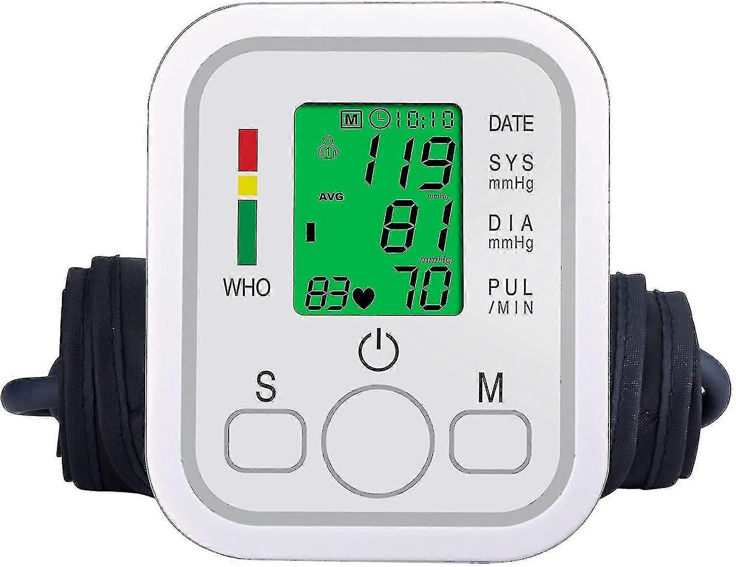 2023-blood Pressure Monitor Upper Arm Accurate Digital Bp Machine For Home Use & Pulse Rate Det