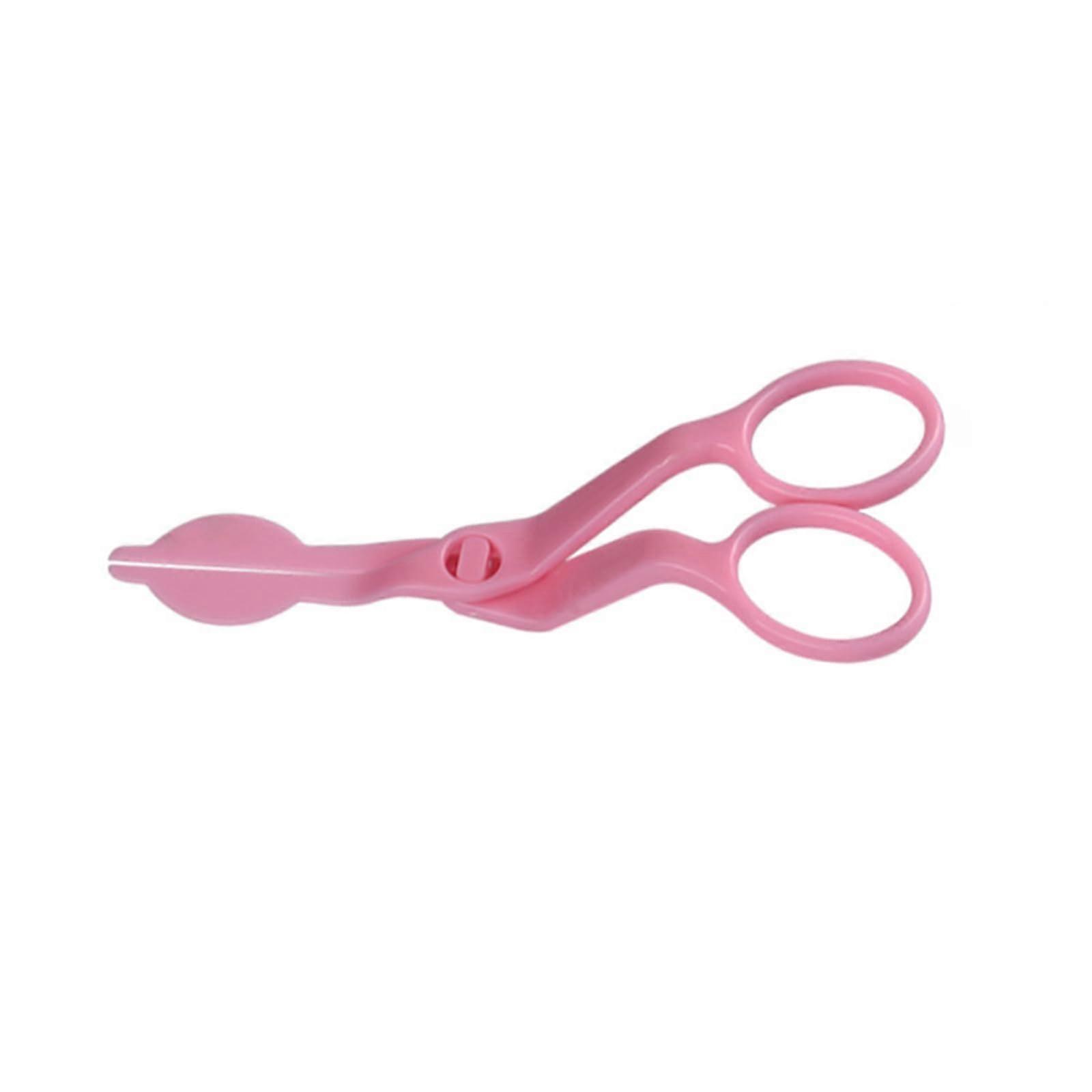 Piping Scissors Pink Flower Lifter For Cake Decorating Delicate Pattern Cupcake Pastry Tool Fondant Tool 1.0x1.0x1.0