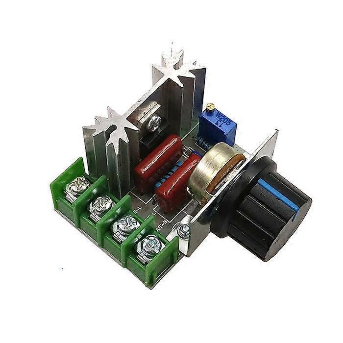2000w Ac Motor Speed Controller 50-220v 25a Adjustable Motor Speed Controller Voltage Regulator1pcs-green