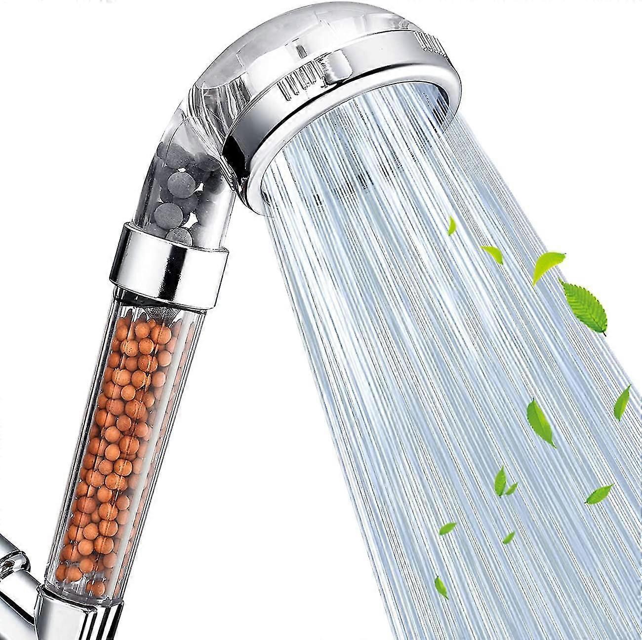 JINGLIN Shower Head, Filter Filtration High Pressure Water Saving 3 Mode Function Spray Handheld Showerheads1pcs