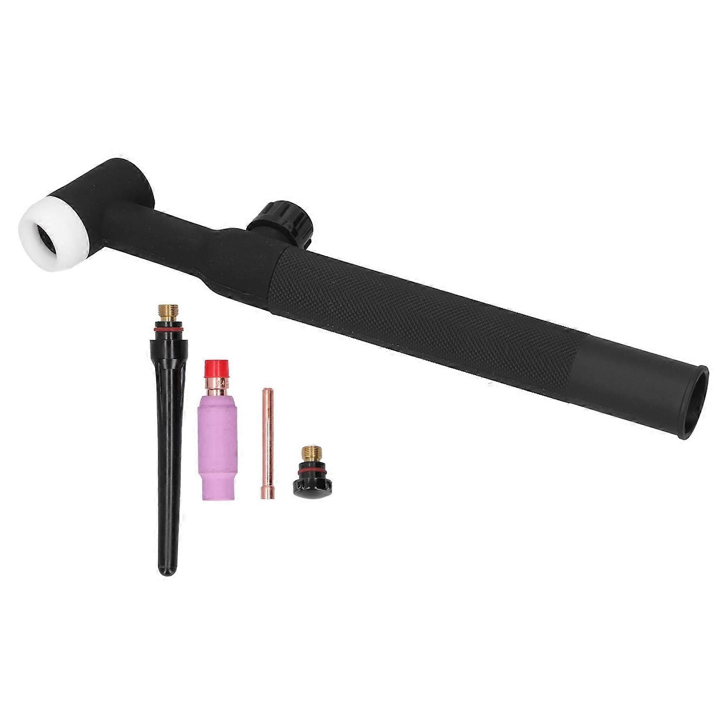 TIG Torch Welding Head GTAW Argon Arc Welder Body Air Cooled Set Kit for WP‑17 SeriesWP-17FV