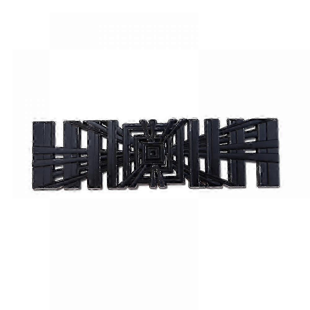 Model 3 Model Y Model X Model S 3d Alloy Plaid Rear Decor Badge Stickers Three-dimensional Decor Plaid Emblems Mark Compatible For Tesla Model Re