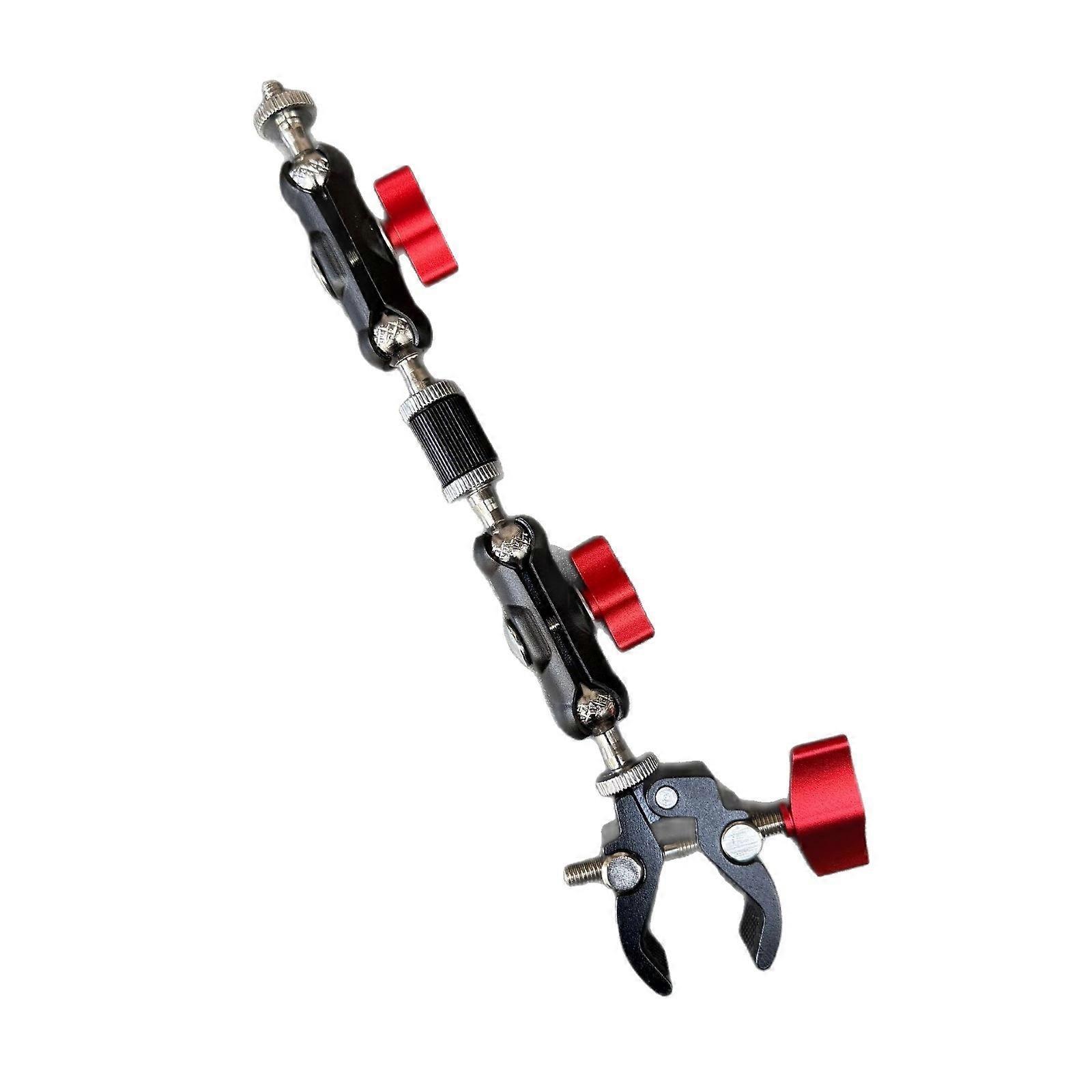 Heavy Duty Aluminum Alloy Clamp Mount With 1/4 Screw For DSLR Camera Smartphone Studio Lighting 360Rotation Bracket Multicolor