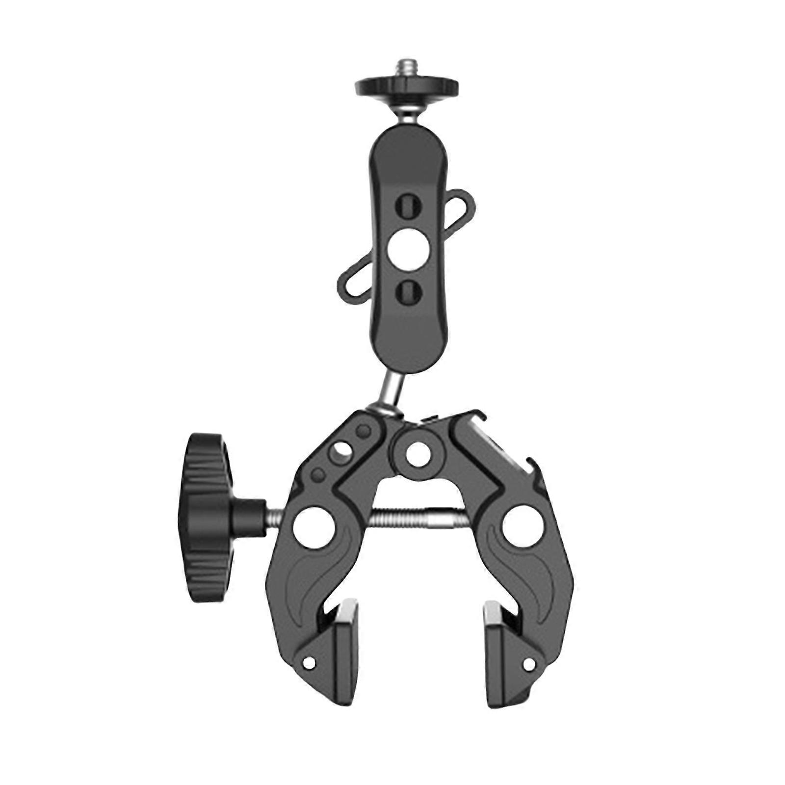 Multifunctional Camera Super Clamp Mount 360 Rotation Double Ballhead Clip for Camera Microphones LED Light Multicolor