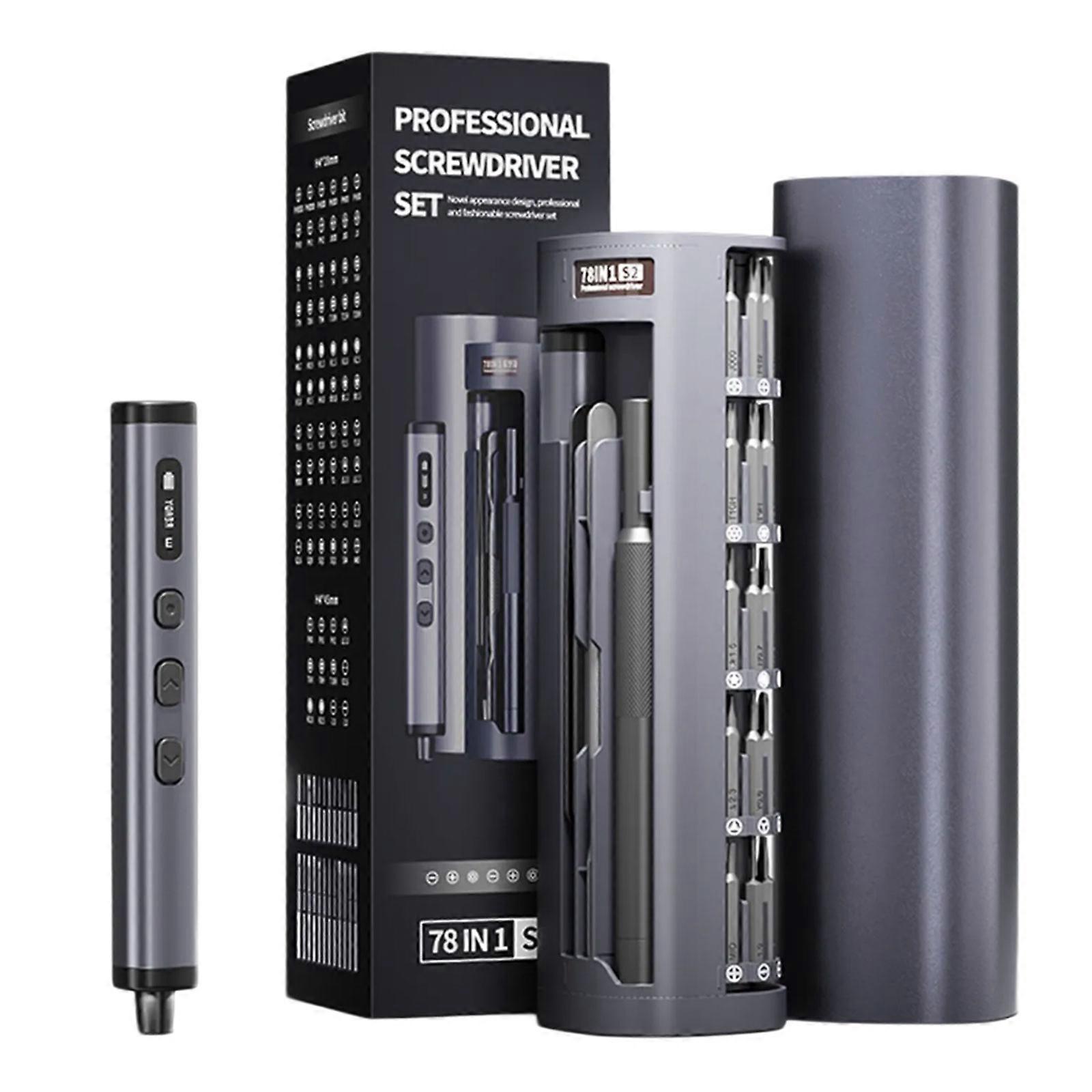 Shaft Electric Screwdriver Multi Purpose Tool Design Extended Battery Life Multicolor