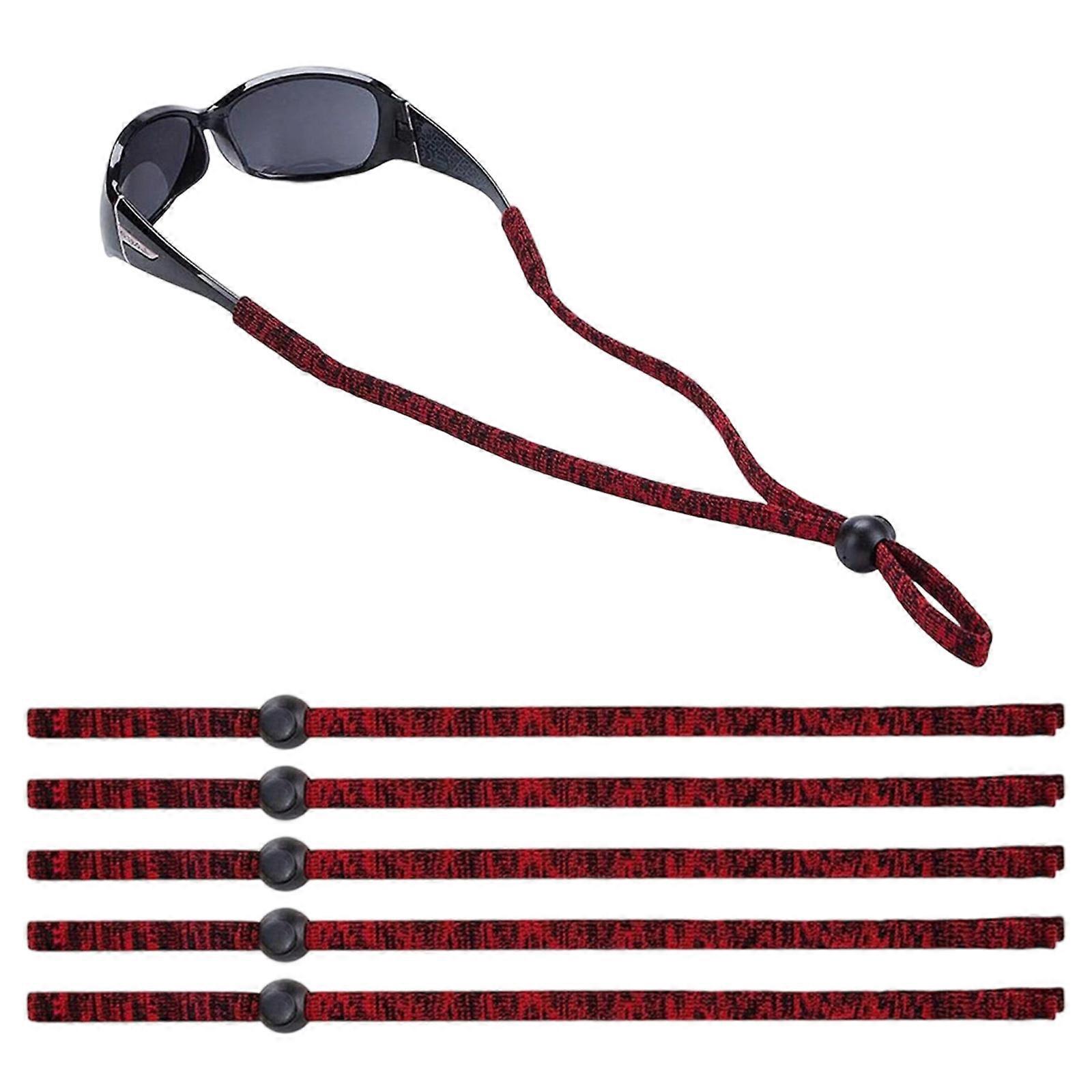 Lightweight Foam Glasses Straps Adjustable Clasp Adjustable Colorful Cord for Swimming Surfing Sports Gear Multicolor