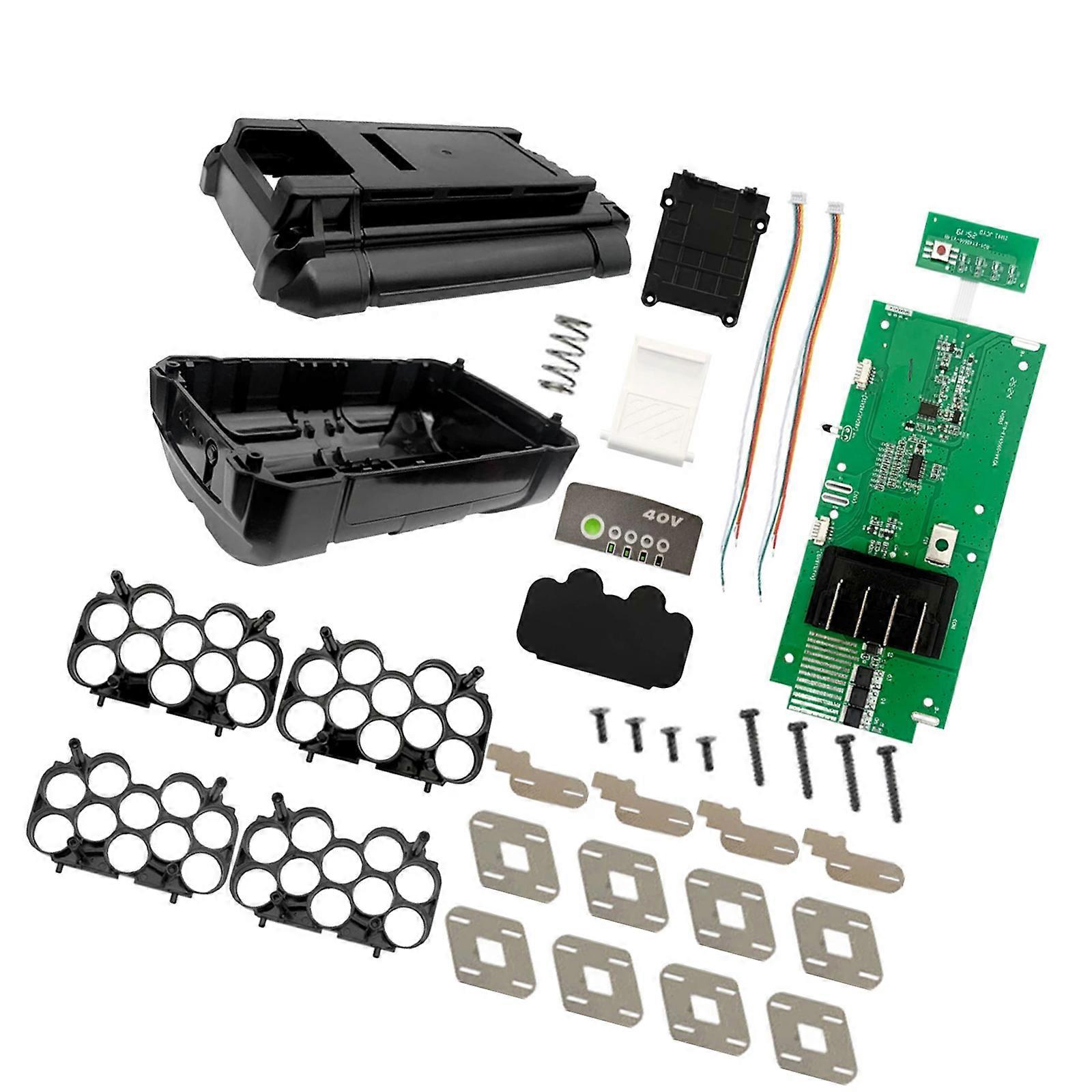 MultiProtection PCB 20Cell  18650 Battery Case for 40V OP4040/OP4026A/OP4050 Tool Replacement Housing ABS Structure Multicolor