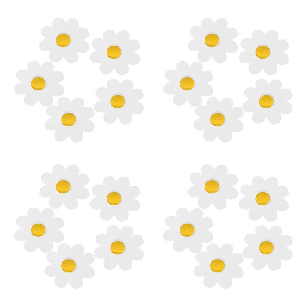 Floral Daisy Paper Napkins for Party Use with 320 Sheets for Events
