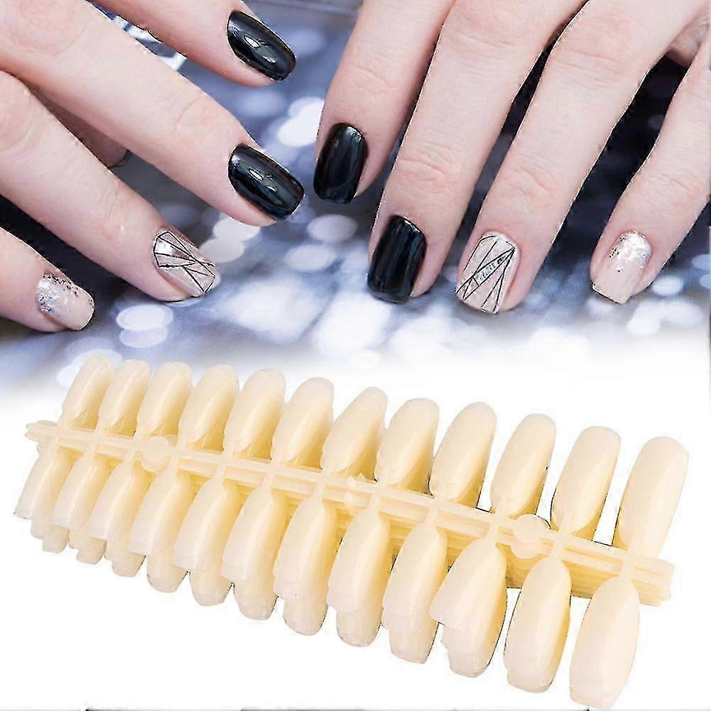 500pcs Natural Color Full Cover Artificial Nail Tips ABS