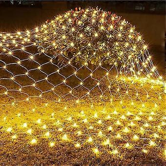 Led Netz Netz Kette Lichterketten Outdoor Weihnachtslichter Girlande Lampe Dekor Für Büsche Gartenparty Weihnachtsbaum Feiertagsbeleuchtung