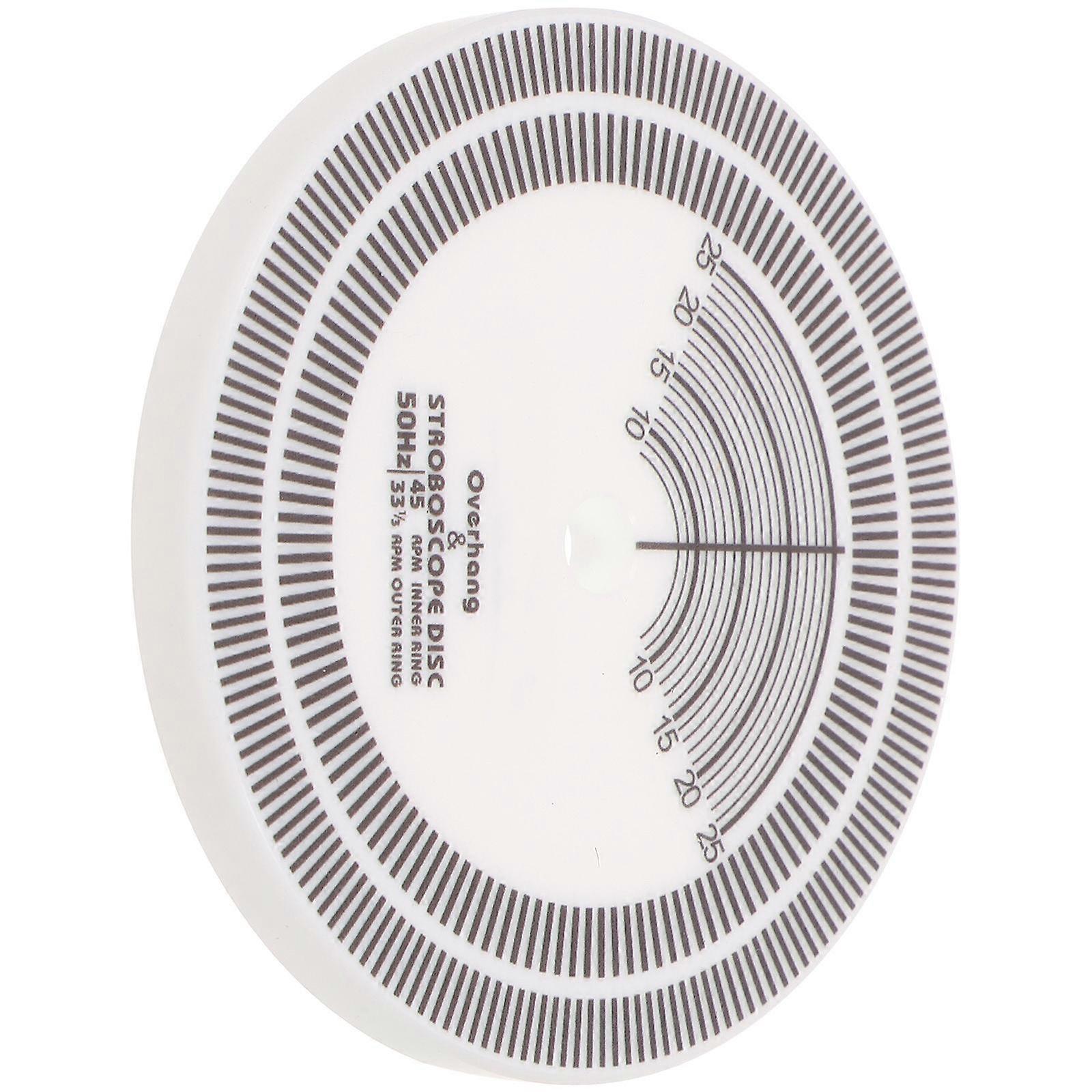 Vinyl Record Player Speed Meter Instrument Rotary Speed Calibration Tool Speed Testing Disk