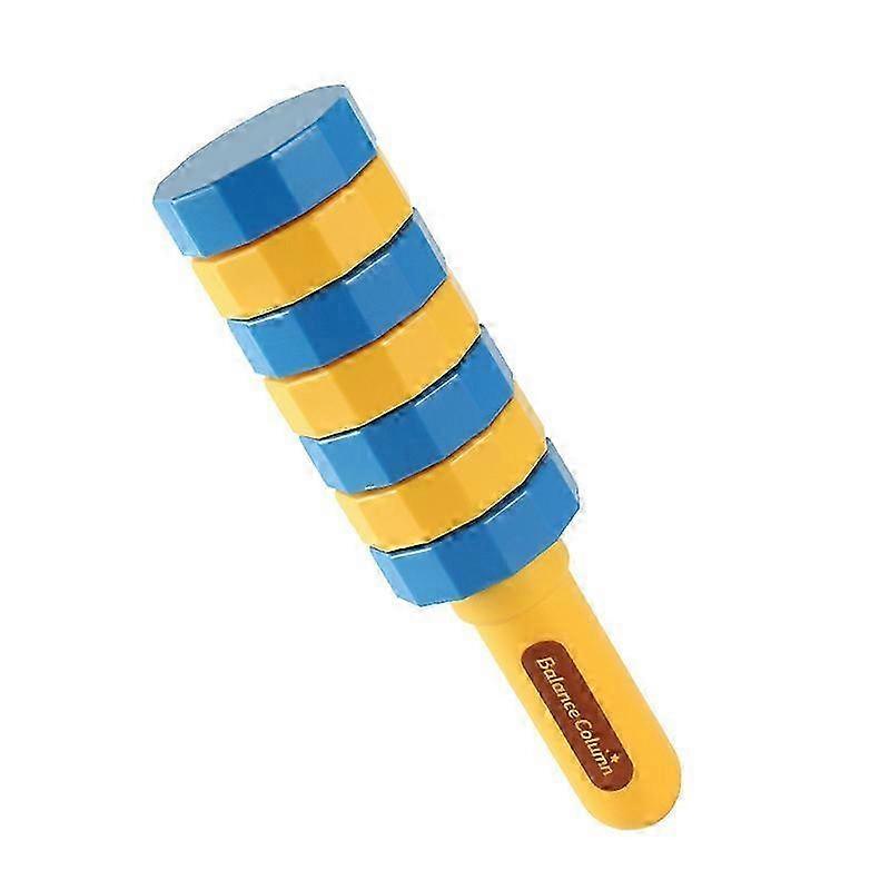 1 חתיכה ידנית מעץ איזון, מאמן יציבות איזון להתנדנד, מתנות חג המולד מושלמות לילדים ומבוגרים