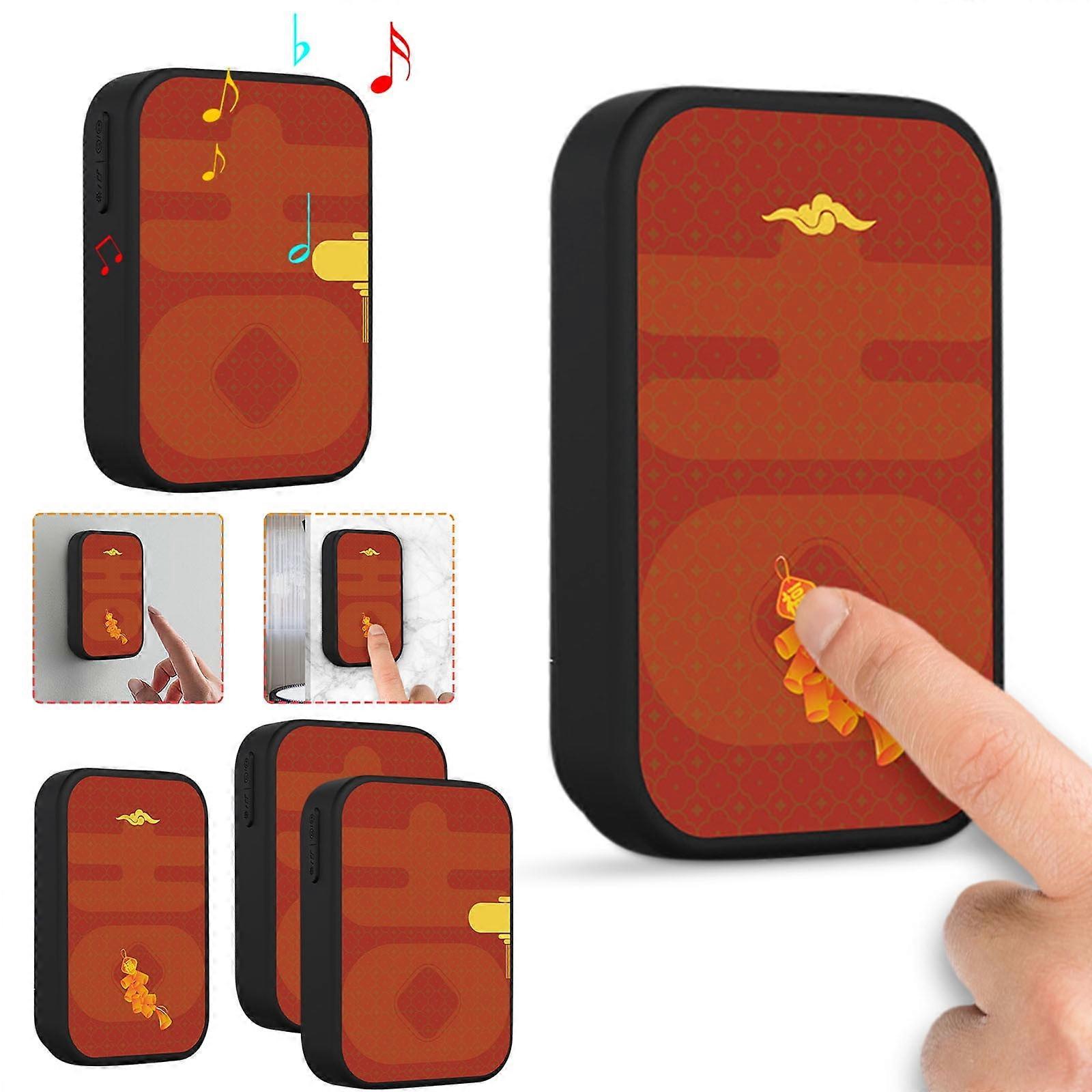 Cyber Monday Deals 2024: Viflosae Wireless Self-Powered Doorbell, Remote Control, 1-to-2 Compatible with Smart Home Systems