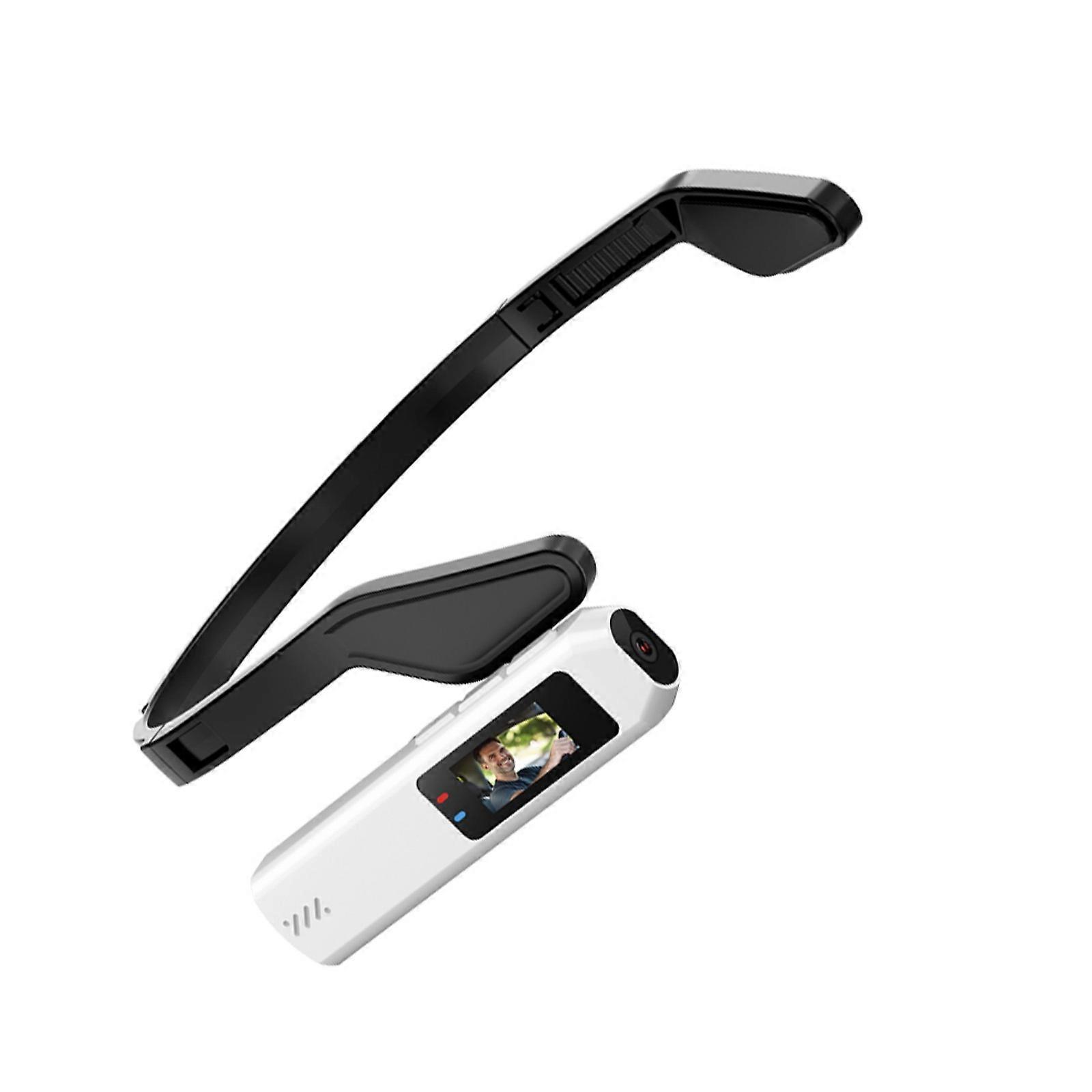 Extreme Thin ABS Body Camera With Coverage And Reduction Structure For Sports Documentation  White