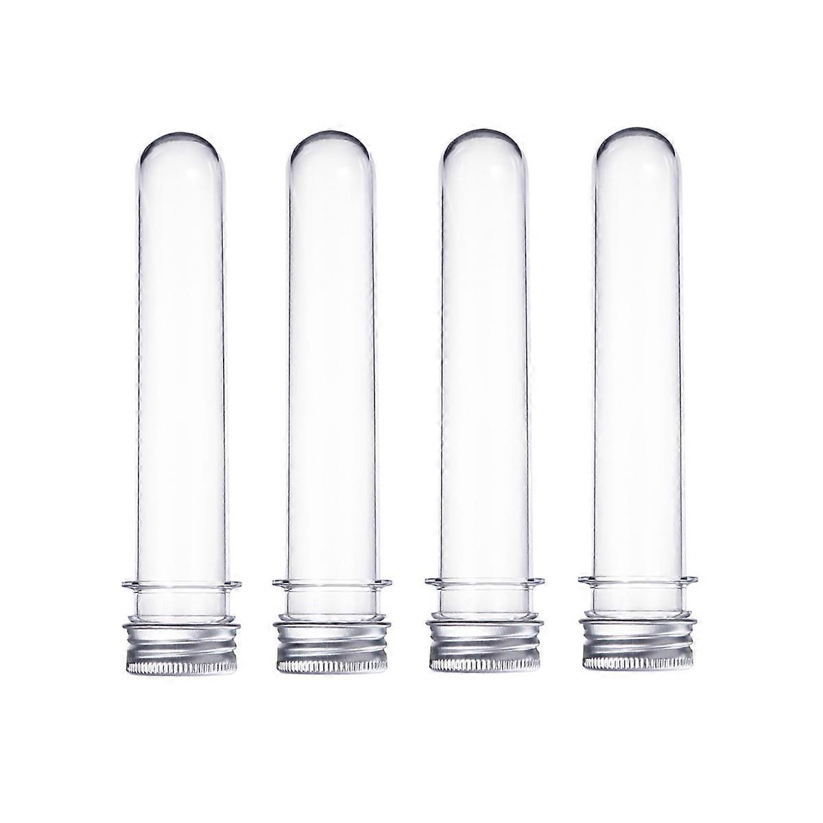 Plastic Test Tubes for Holding 6Pcs Transparent Test Tubes with Screw Caps