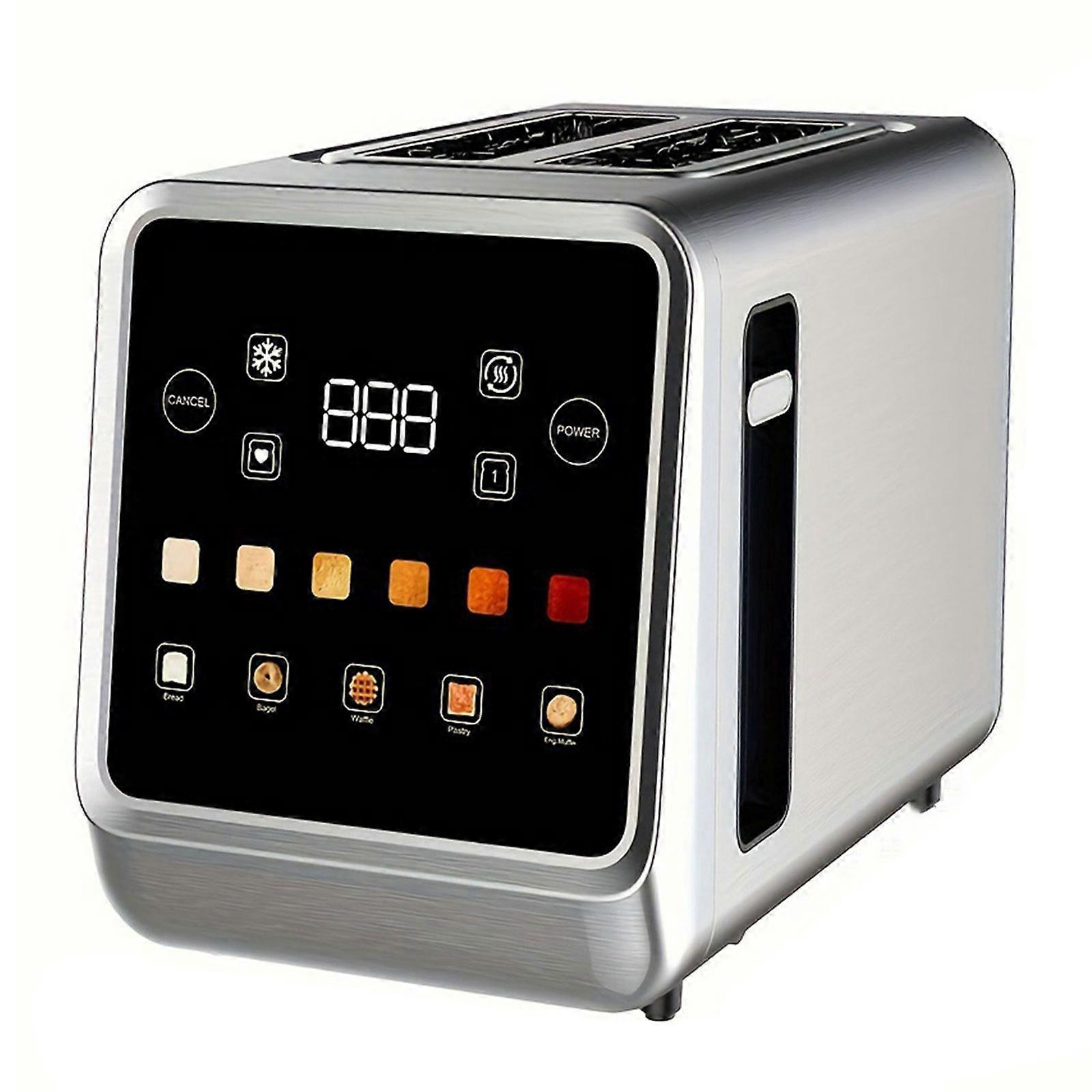 Innovative Stainless Steel Toaster with Memory Setting Touch Screens Interfaces Suitable for Breakfast Preparation Multicolor