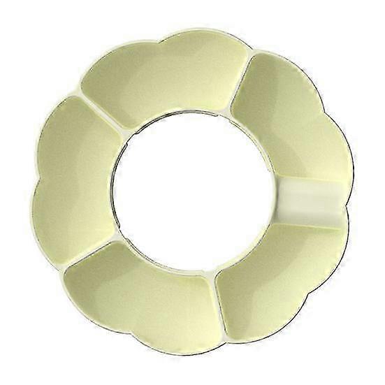 Divided Plate Tumbler for Stadium Snacks with Secure Lid and Holder