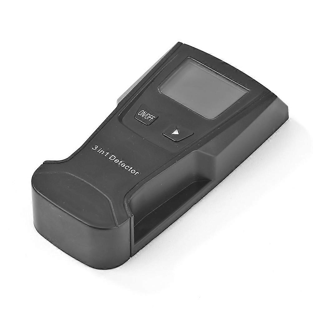 متعدد الماسح الضوئي مسمار الباحث مسمار الجدار الاستشعار الباحث عن مركز البحث عن ترصيع الخشب المعدني AC الجهد الكاشف عن الأسلاك الحية بدون بطارية (أسود)